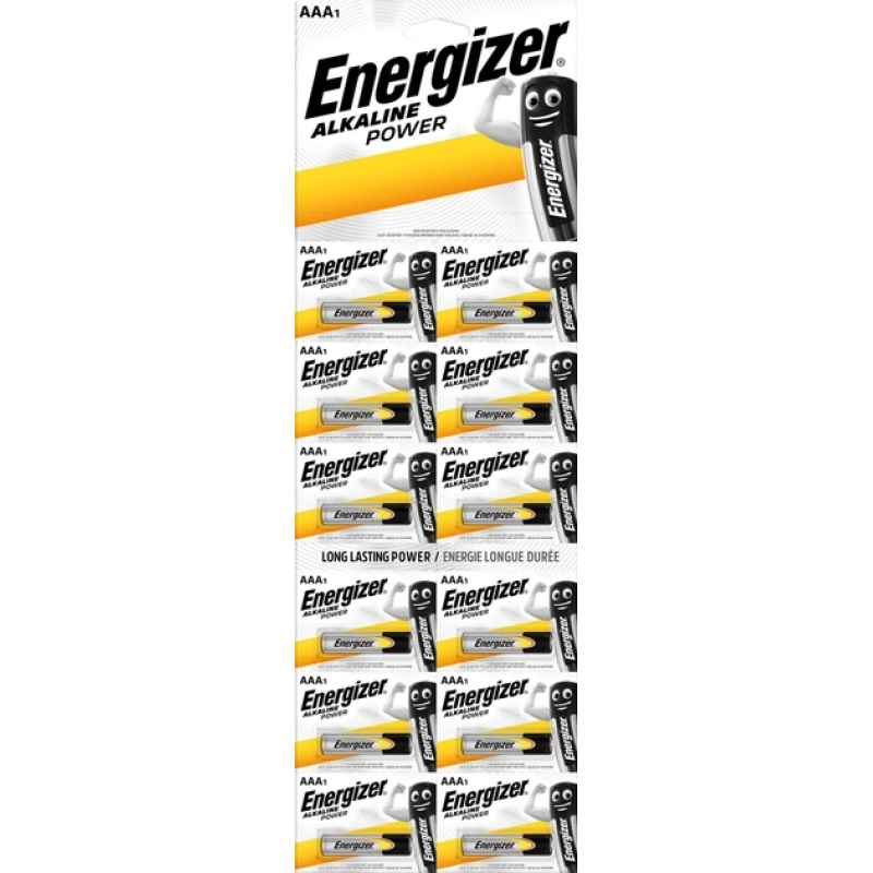 Батарейка Energizer Alkaline LR03 (ААA), лужна, 1 шт.