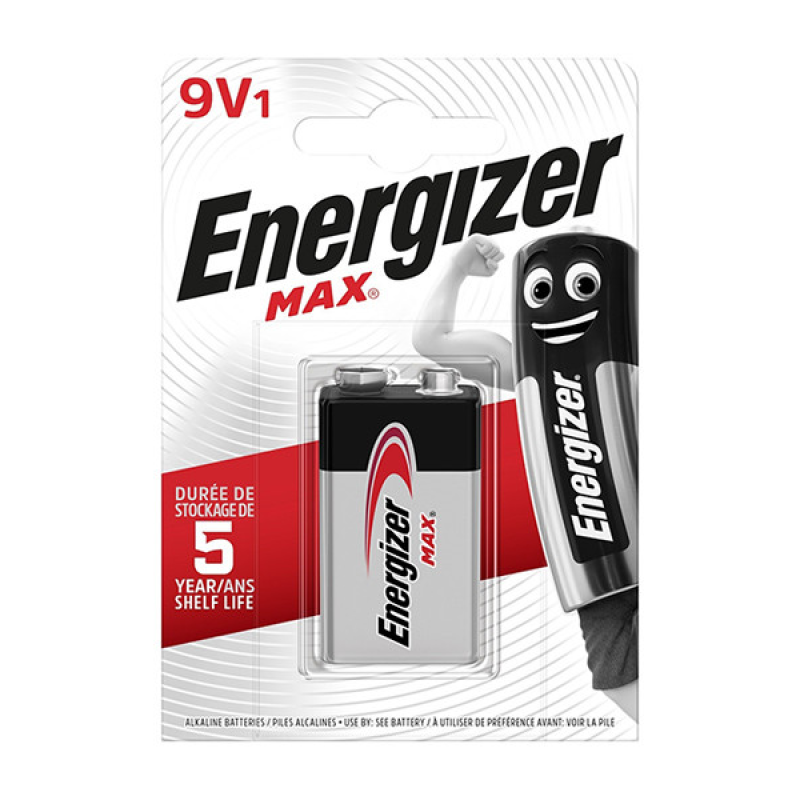 Батарейка Energizer MAX Alkaline 9v (Krona), лужна, 1 шт. Батарейка Energizer MAX Alkaline 9v (Krona), лужна, 1 шт.