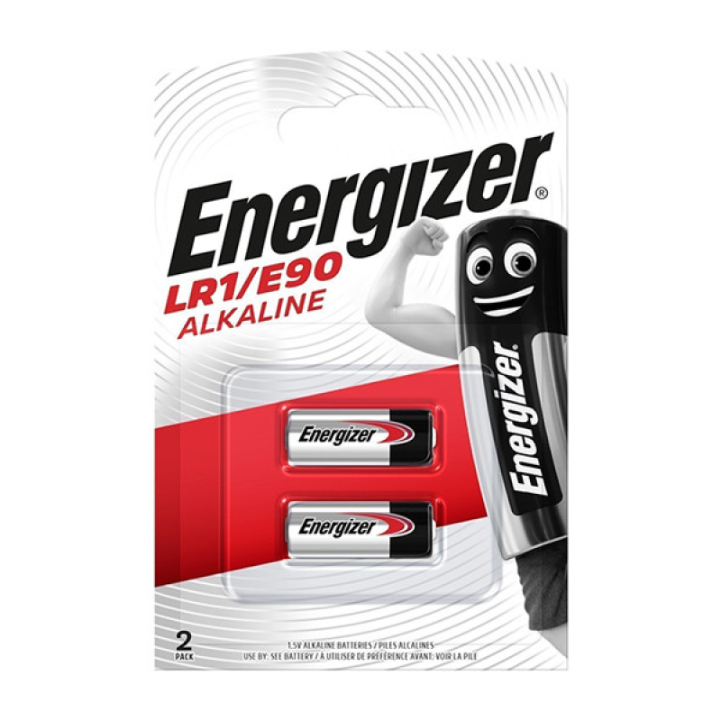 Батарейка Energizer LR1 (E90), 1.5V, лужна, 1 шт.