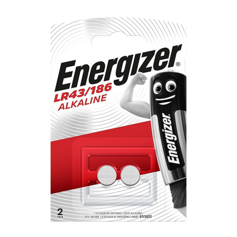 Батарейка Energizer LR44 (A76), 1.5V, лужна, 1 шт.