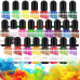 Пігменти для творчості, рідкі барвники 24 кольорів по 10 мл, водно-олійна основа