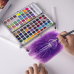 Набір акварельних фарб для малювання Professional Paint Set 90 кольорів в наборі акварельний папір і пензлики Набір акварельних фарб для малювання Professional Paint Set 90 кольорів в наборі акварельний папір і пензлики