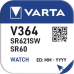 Батарейка Varta V364 Silver Oxide (SR621SW), 1.55V, 1шт Батарейка Varta V364 Silver Oxide (SR621SW), 1.55V, 1шт