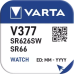 Батарейка Varta V377 Silver Oxide (SR626SW), 1.55V, 1шт Батарейка Varta V377 Silver Oxide (SR626SW), 1.55V, 1шт