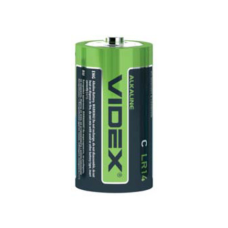 Батарейка VIDEX LR14 alkaline (C), щелочная, 1шт