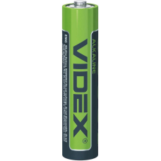 Батарейка VIDEX LR03 alkaline (ААА), лужна, 1 шт.
