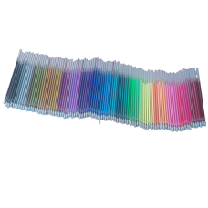 Кольорові 100шт Гелеві стержні ампулки для ручки