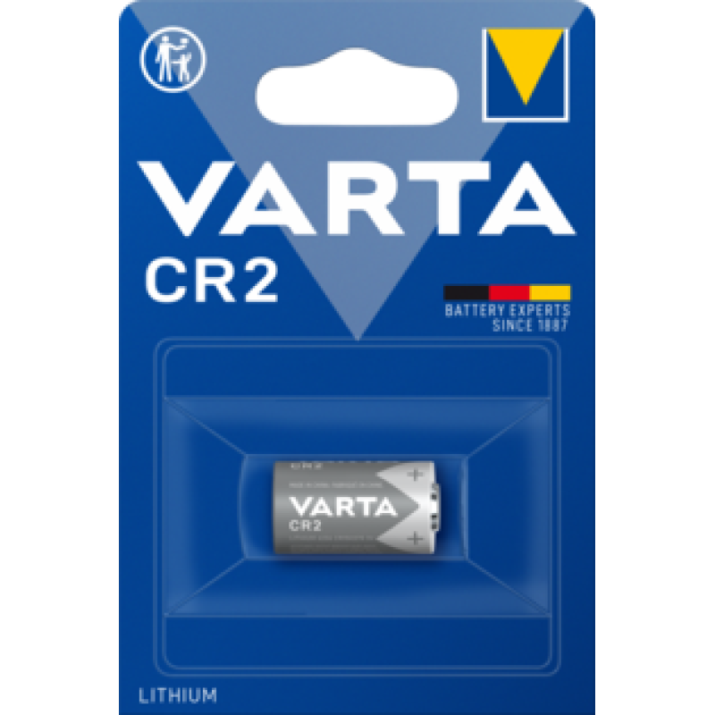 Батарейка Varta CR2 Lithium, 3.0 V, 1 шт. Батарейка Varta CR2 Lithium, 3.0 V, 1 шт.