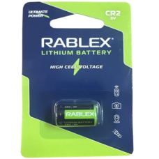 Батарейка Rablex CR2 Lithium, 3.0 V, 1 шт.