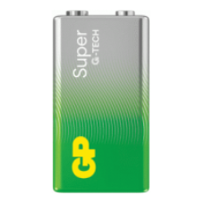 Батарейка GP Super Alkaline 6LF22 (Крона), 9V, лужна, 1 шт., ТІЛЬКИ ОРИГИНАЛ