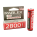 Акумулятор Rablex Li-ion 18650-p (захист), 2800 mAh, 3,7V