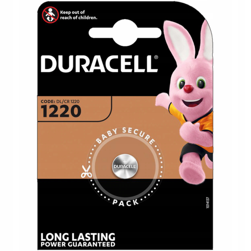 Батарейка Duracell CR1220 Lithium, 3.0 V, 1 шт., ТІЛЬКИ ОРИГИНАЛ Батарейка Duracell CR1220 Lithium, 3.0 V, 1 шт., ТІЛЬКИ ОРИГИНАЛ