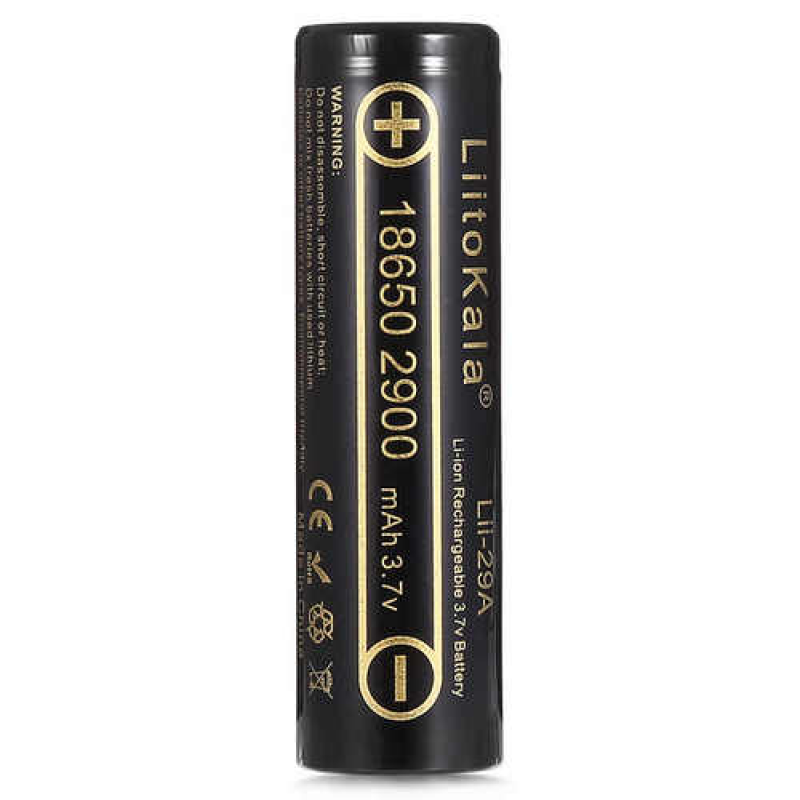 Акумулятор LiitoKala 18650 Lii-34b, 6 A, 3400 mAh, 3,7V, 1 шт., ТІЛЬКИ ОРИгінал Акумулятор LiitoKala 18650 Lii-34b, 6 A, 3400 mAh, 3,7V, 1 шт., ТІЛЬКИ ОРИгінал
