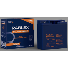 Акумулятор свинцево-кислотний SLA RABLEX RB1207 12V/7Ah, 1шт