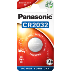 Батарейка Panasonic CR2032 Lithium, 3.0 V, 1 шт.