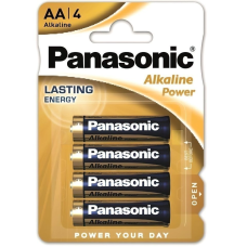 Батарейка Panasonic Alkaline LR6 (AA), лужна, 1 шт., ТІЛЬКИ ОРИГИНАЛ