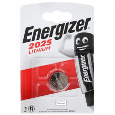 Батарейка Energizer CR2025 Lithium, 3.0V, 1 шт.
