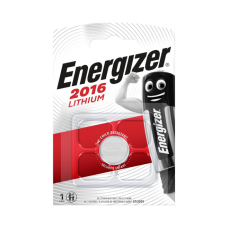 Батарейка Energizer CR2016 Lithium, 3.0 V, 1 шт.