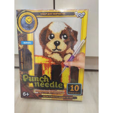 Коврова вишивка Punch Needle Цуценя