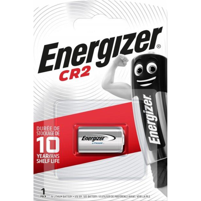 Батарейка Energizer CR2 Lithium, 3.0 V, 1 шт. Батарейка Energizer CR2 Lithium, 3.0 V, 1 шт.