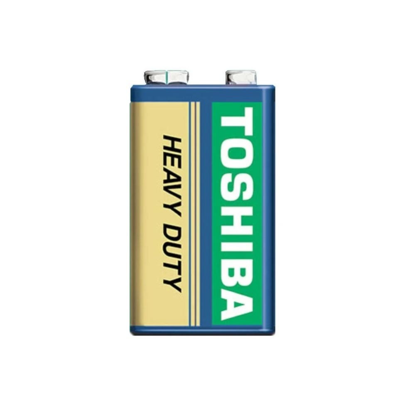 Батарейка TOSHIBA Heavy Duty 6F22 9V (Крона), солевая, 1шт Батарейка TOSHIBA Heavy Duty 6F22 9V (Крона), солевая, 1шт