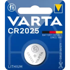 Батарейка Varta CR2025 Lithium, 3.0 V, 1 шт.