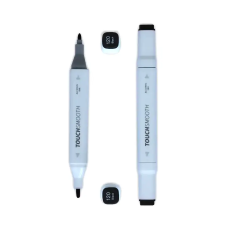 Маркер двосторонній Touch Smooth для скетчингу та малювання №120 колір чорний