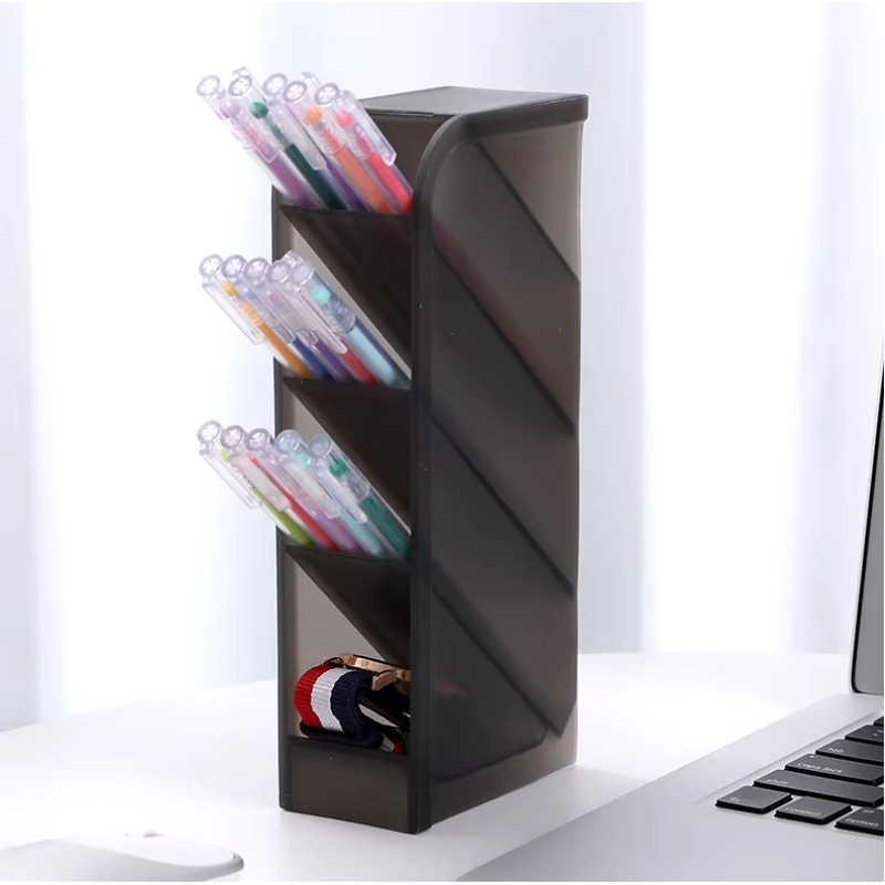 Органайзер настільний для канцелярії ручок і маркерів, органайзер для дрібниць, у кольорі чорний