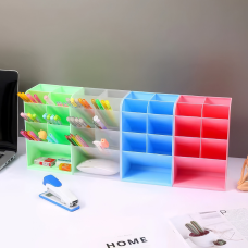 Набір настільних органайзерів (4 шт), підставка для канцелярії, ручок і маркерів, розмір секції 12*9*20 см