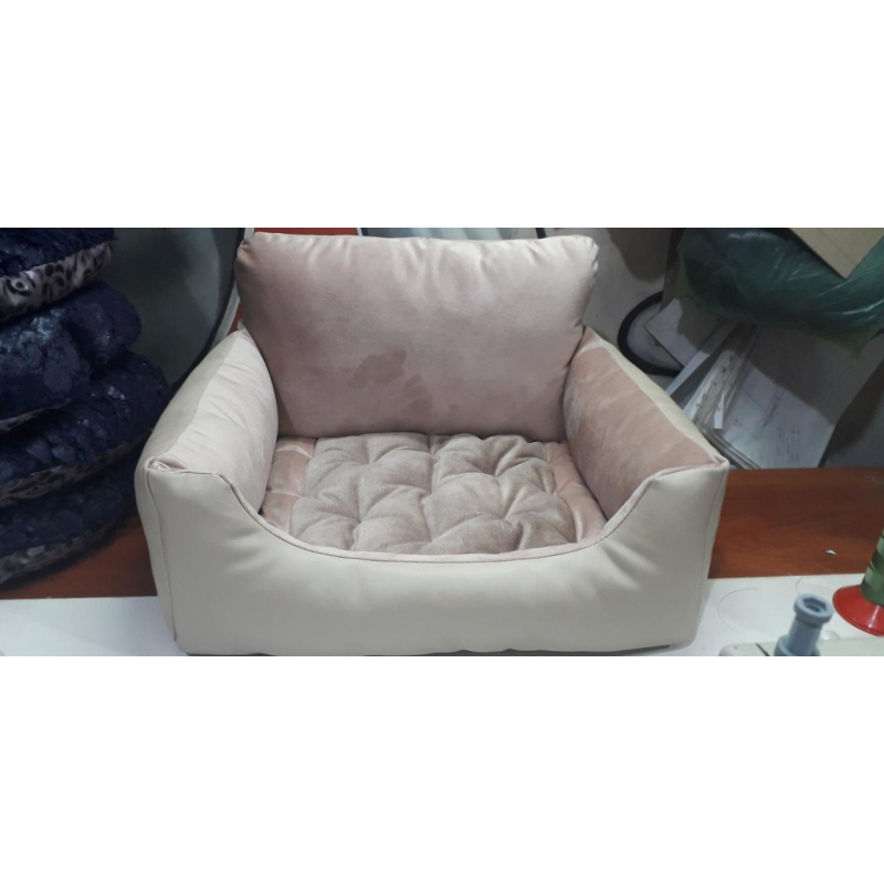 М“яке місце лежанка ліжко (45*45 см) для кішки кота собаки з якісної меблевої тканини