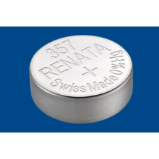 Батарейка Renata 357 Silver Oxide (SR44W), 1.55V, 1 шт.