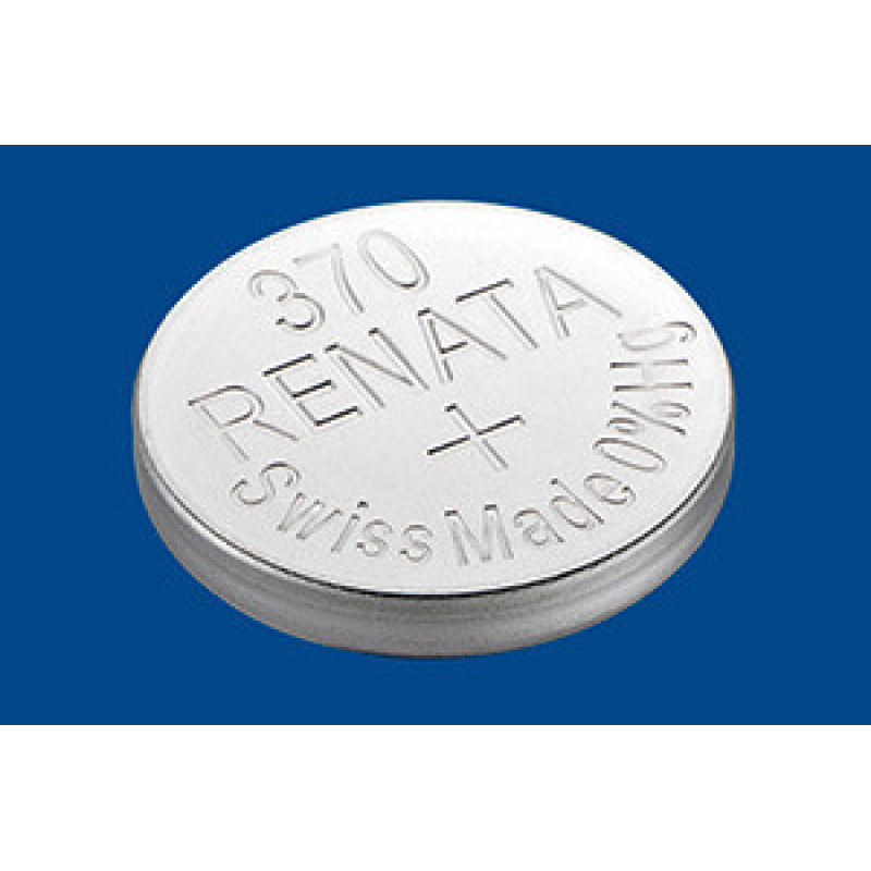 Батарейка Renata 370 Silver Oxide (SR920SW), 1.55V, 1 шт.