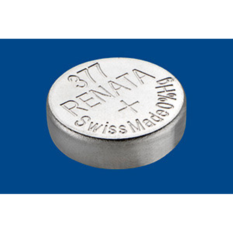 Батарейка Renata 377 Silver Oxide (SR626SW), 1.55V, 1 шт.