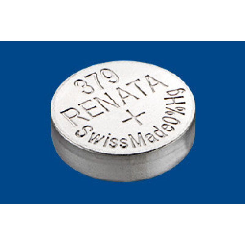 Батарейка Renata 379 Silver Oxide (SR521SW), 1.55V, 1 шт.