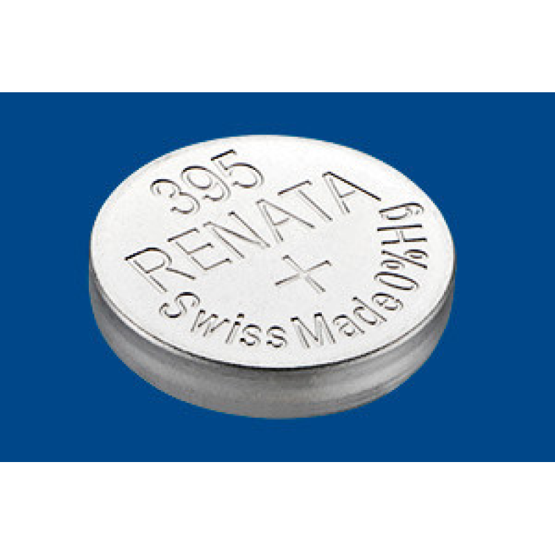 Батарейка Renata 395 (399) Silver Oxide (SR927SW), 1.55V, 1 шт.