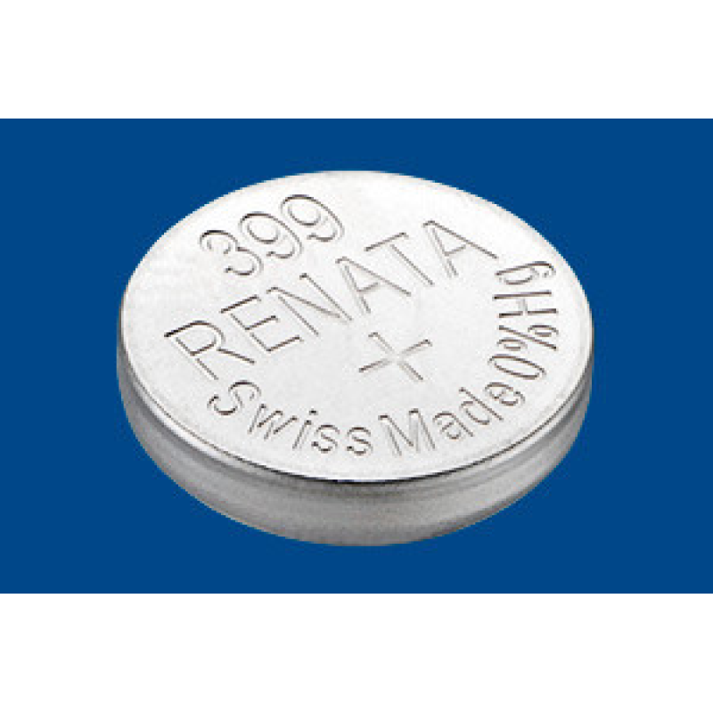 Батарейка Renata 399 Silver Oxide (SR927SW), 1.55V, 1 шт.