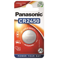 Батарейка Panasonic CR2450 Lithium, 3.0 V, 1 шт.