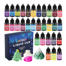 Набір рідких концентрованих барвників для виготовлення мила та свічок, 30 відтінків по 5 мл