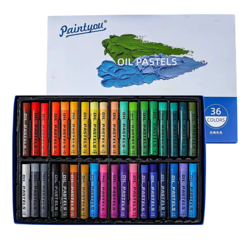 Олійна пастель, 36 кольорів, м“яка художня пастель для живопису, малюнків