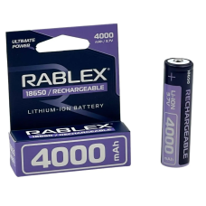 Акумулятор Rablex Li-ion 18650 (без захисту), 4000 mAh, 3,7V