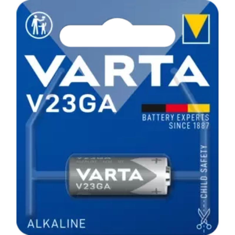 Батарейка VARTA A23 (V23GA, MN21), 12V, лужна, 1 шт.