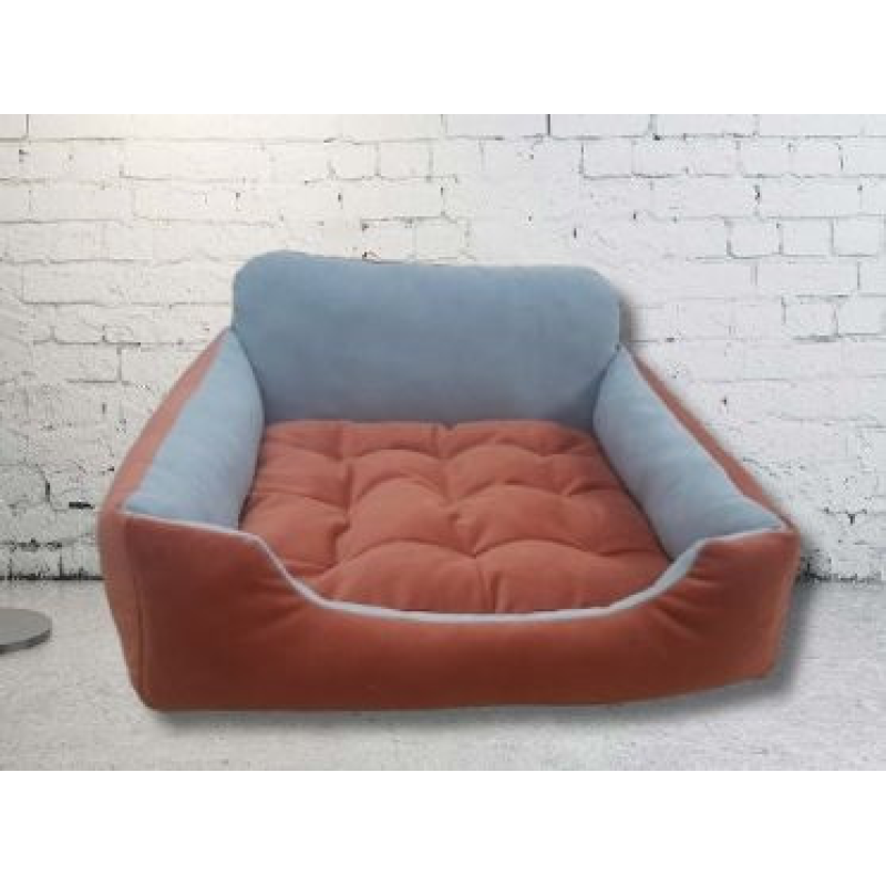 М“яке місце лежанка ліжко (45*45 см) для кішки кота собаки з якісної меблевої тканини