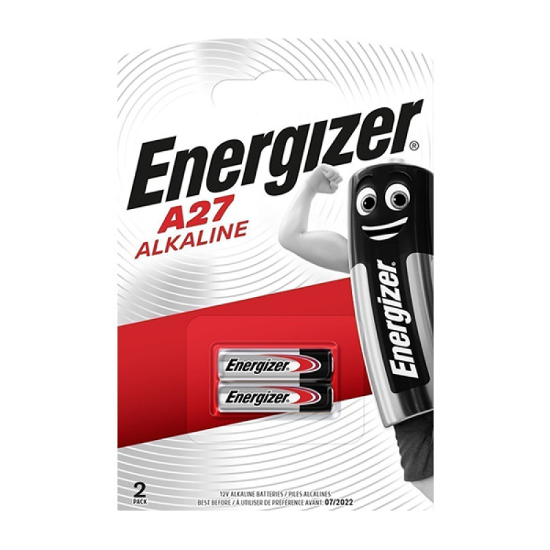 Батарейка Energizer A27 (MN27), 12 V, лужна, 1 шт.