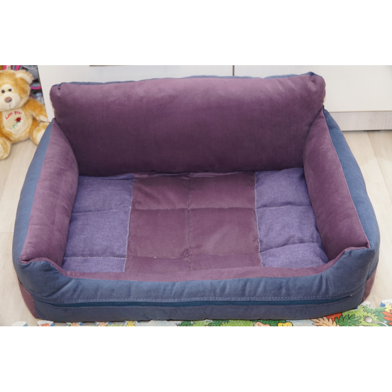 М“яке місце лежанка ліжко (55*45см) для кішки кота собаки з якісної меблевої тканини