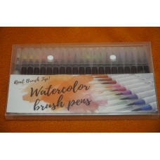 Акварельні маркери ( маркер кисть ) 20 кольорів на водній основі, Дитячий набір для малювання