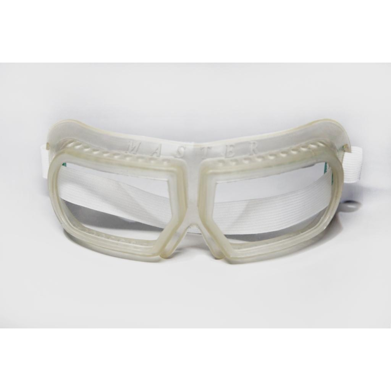 Окуляри захисні прозорі на гумці ЗП-12-К2, білі 1 шт.