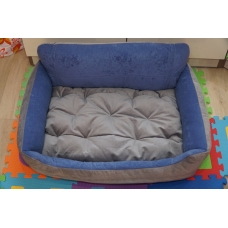 М“яке (60*40см, змійки в бортах) місце лежанка ліжко для кота собаки з якісної меблевої тканини
