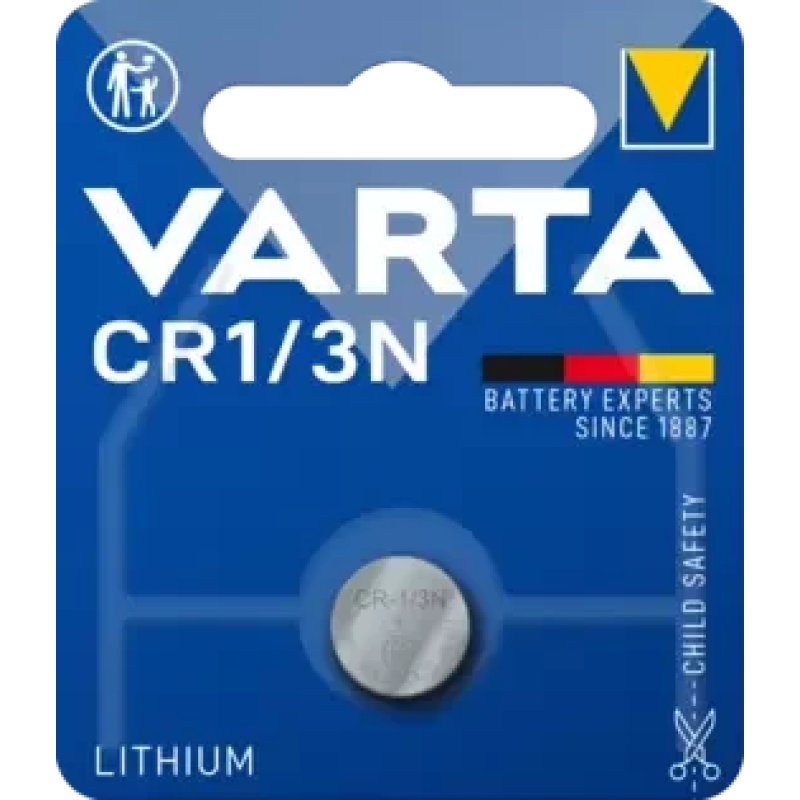 Батарейка Varta CR1/3N Lithium, 3.0 V, 1шт Батарейка Varta CR1/3N Lithium, 3.0 V, 1шт