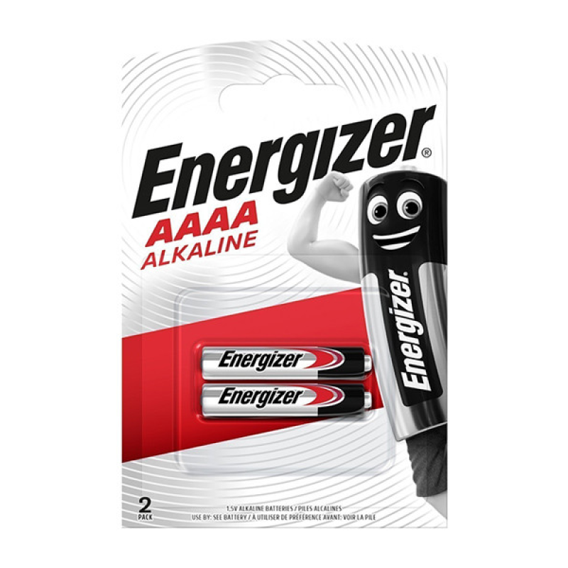 Батарейка Energizer Alkaline AAAA, лужна, 2 шт.