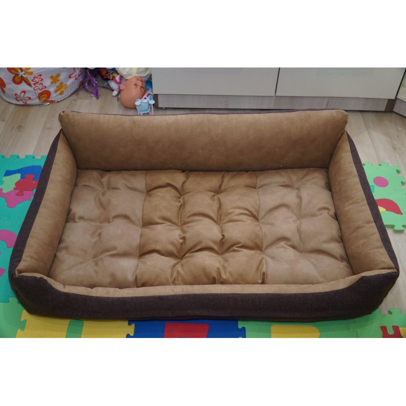 М“яке місце лежанка ліжко (90*50см) для собаки з якісної меблевої тканини